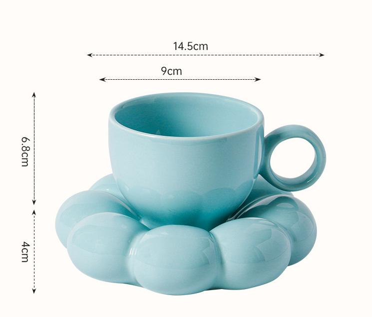 Stylish Sunflower Design Mug Set