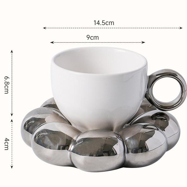 Stylish Sunflower Design Mug Set