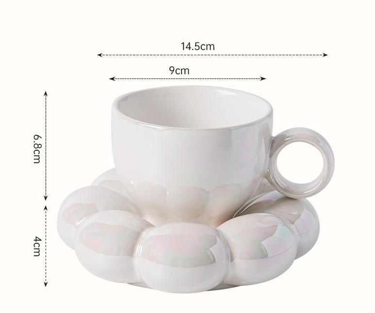 Stylish Sunflower Design Mug Set