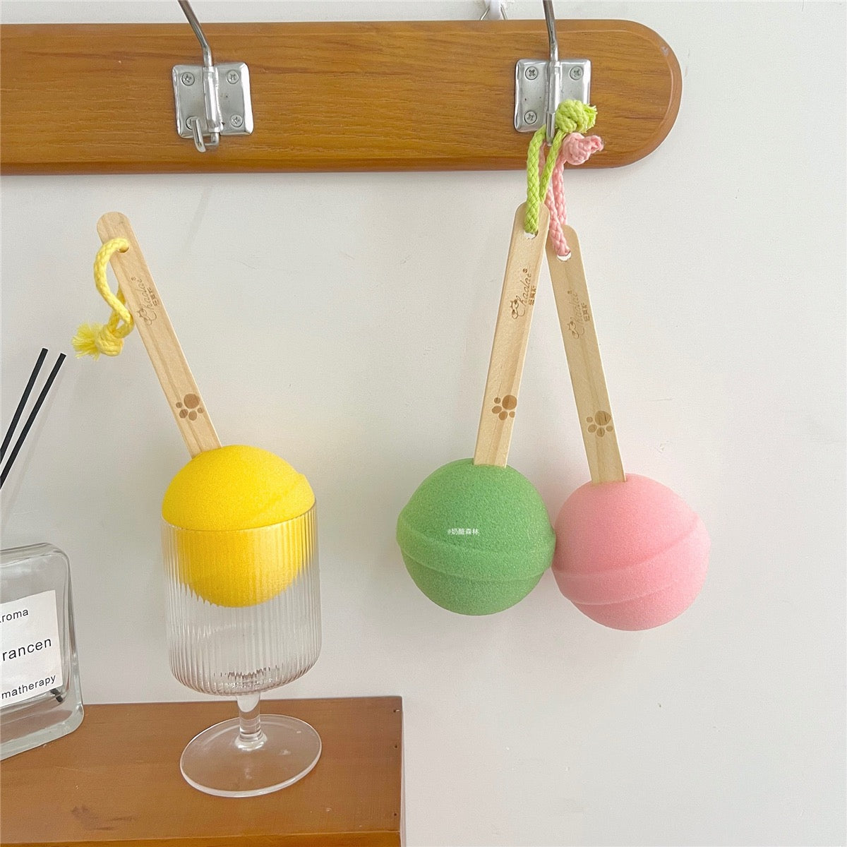 Lolipop Shape Cup Brush Sponge