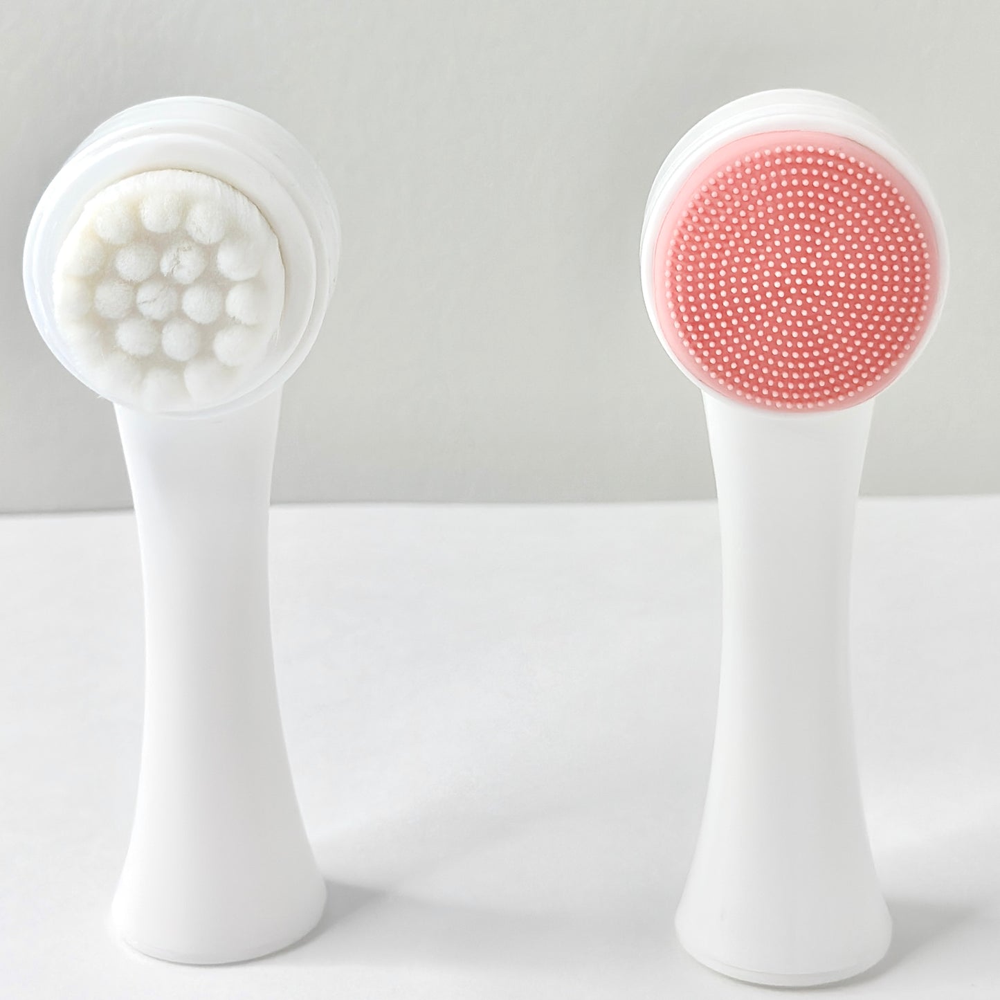 3D Double-Sided Silicone Facial Cleansing Brush