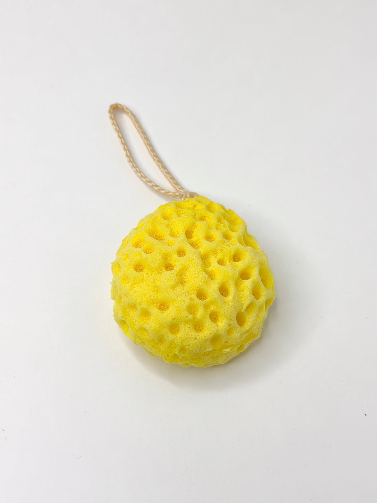 Cheese Shape Honeycomb Sponge Bath Ball