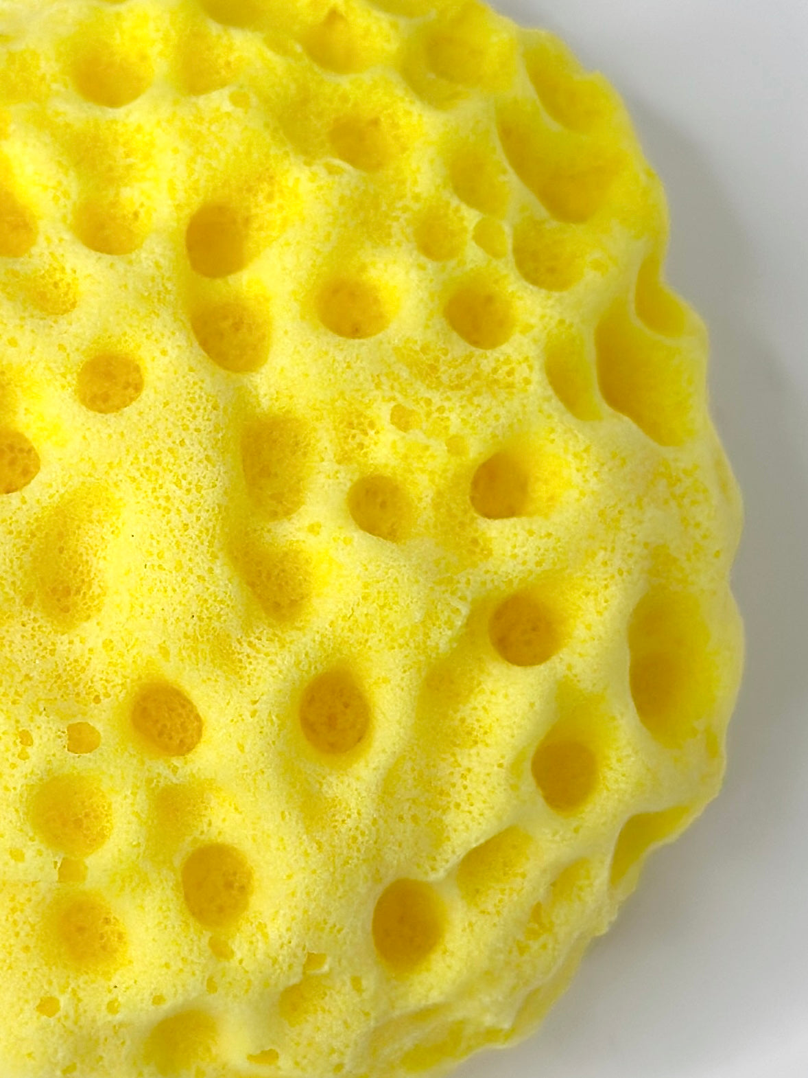 Cheese Shape Honeycomb Sponge Bath Ball