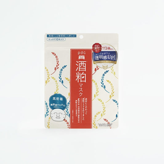 PDC Wafood Made SK Face Mask (Sake Lees Face Mask) 10 sheets