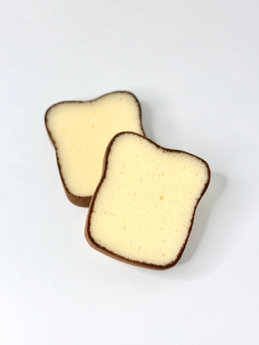 Sponge Toast Bread Dishcloth (Set of 2)