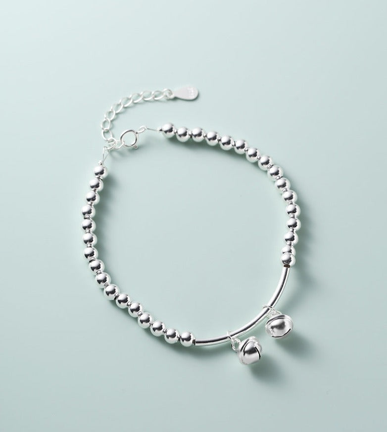 Bell Curved Tube Bead Bracelet