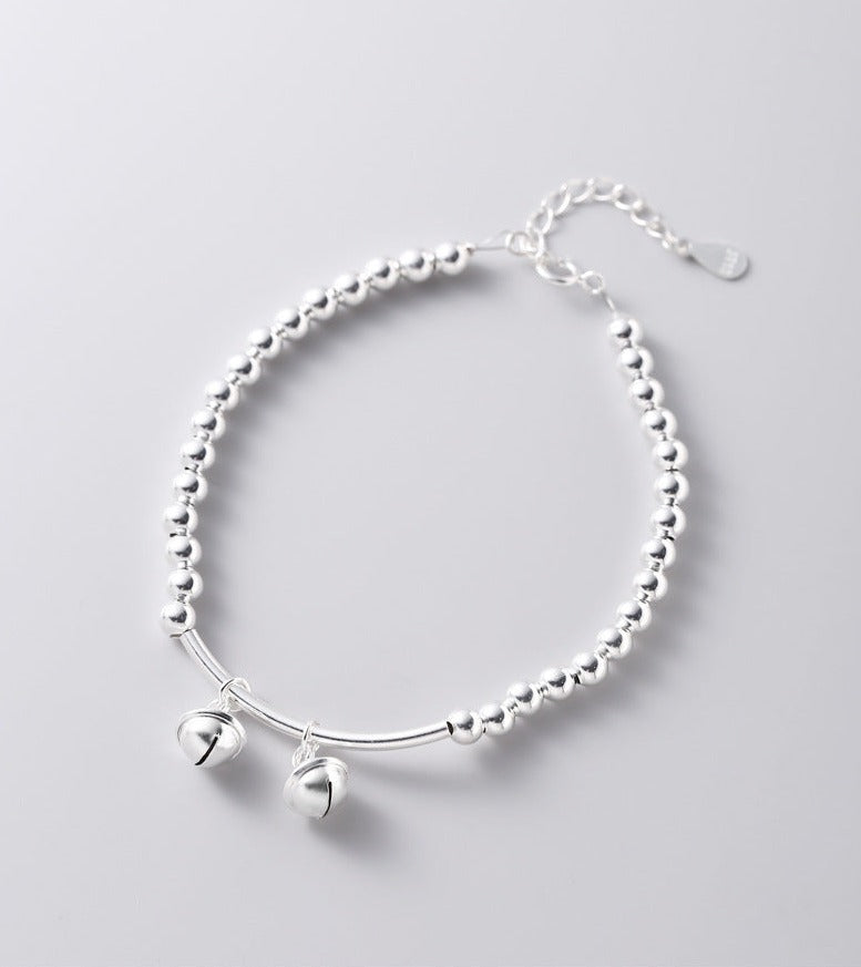 Bell Curved Tube Bead Bracelet