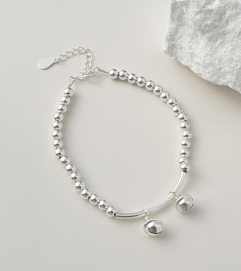 Bell Curved Tube Bead Bracelet