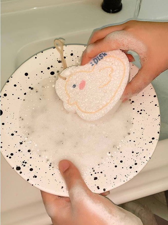 Cartoon Microfiber Cleaning and Absorbent Sponge Cloth