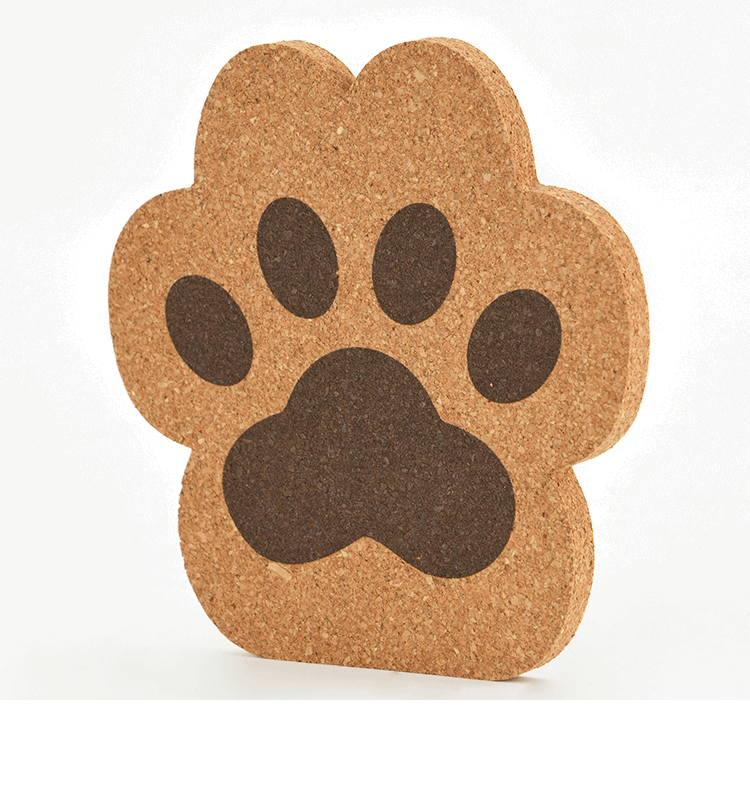 Cat Paw Cork Insulated Coaster (1 piece)