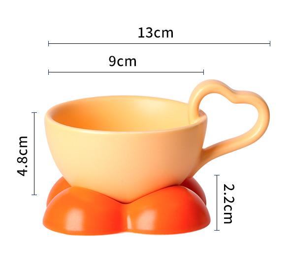 Ceramic Mug Set with Hearty Handle