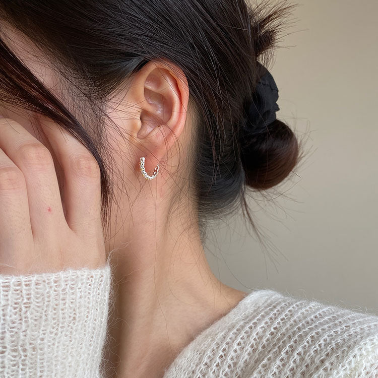 Sterling Silver Daisy Chain Earring