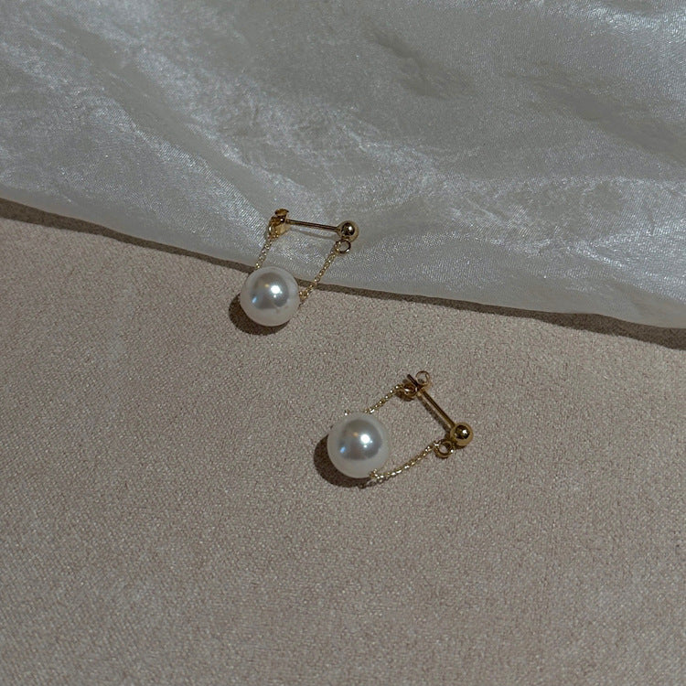 Sterling Silver Pearl Drop Earrings