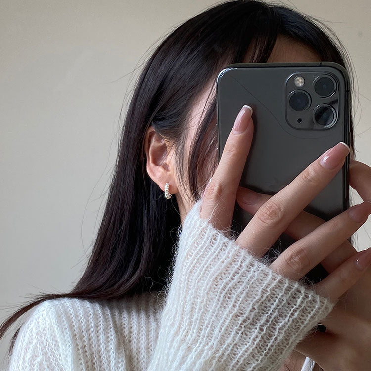 Sterling Silver Daisy Chain Earring