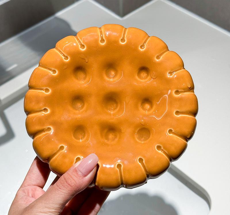 Ceramic Cookie Soap Tray