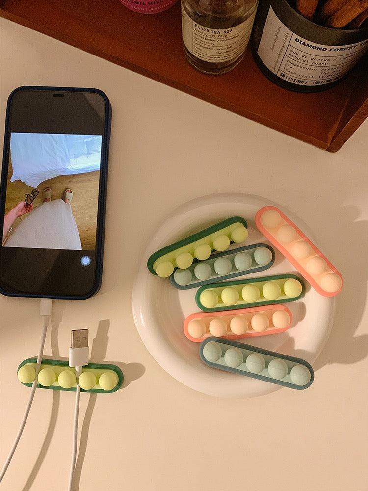 Pea Pod Acrylic Cable Organizer