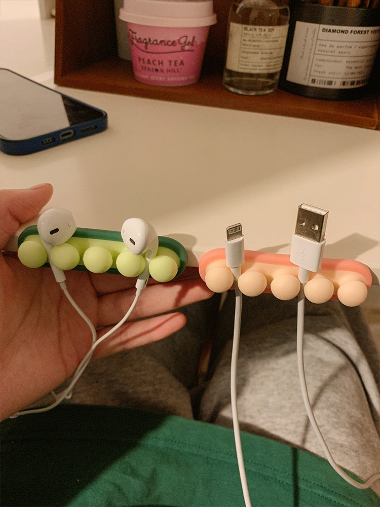 Pea Pod Acrylic Cable Organizer