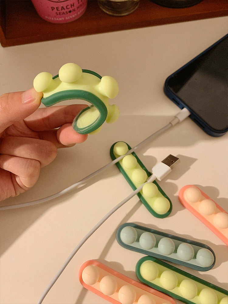 Pea Pod Acrylic Cable Organizer