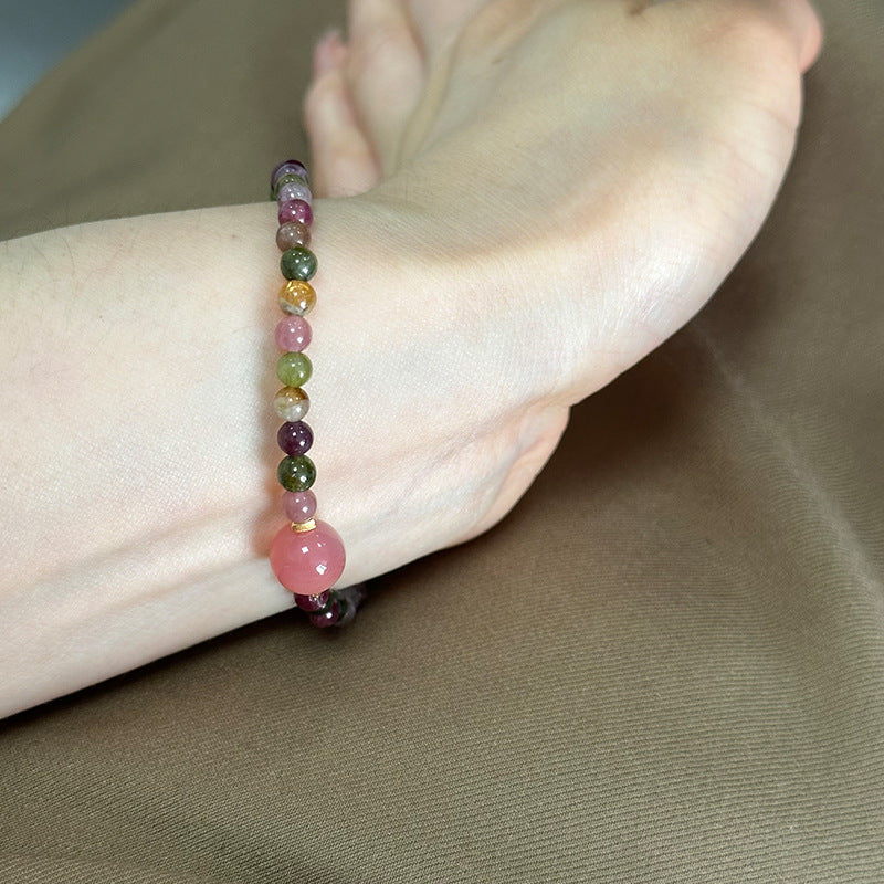 Rainbow Tourmaline Bracelet