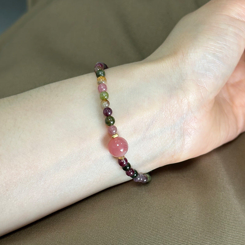 Rainbow Tourmaline Bracelet