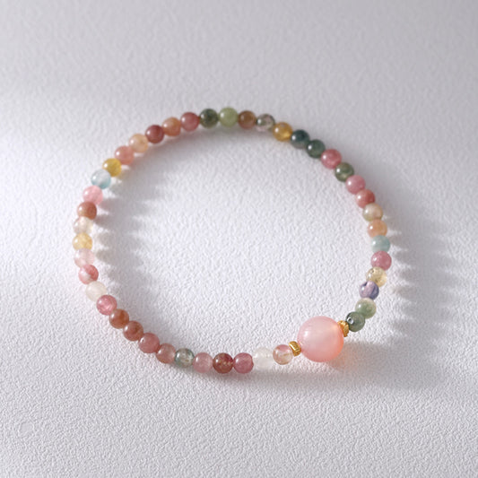 Rainbow Tourmaline Bracelet