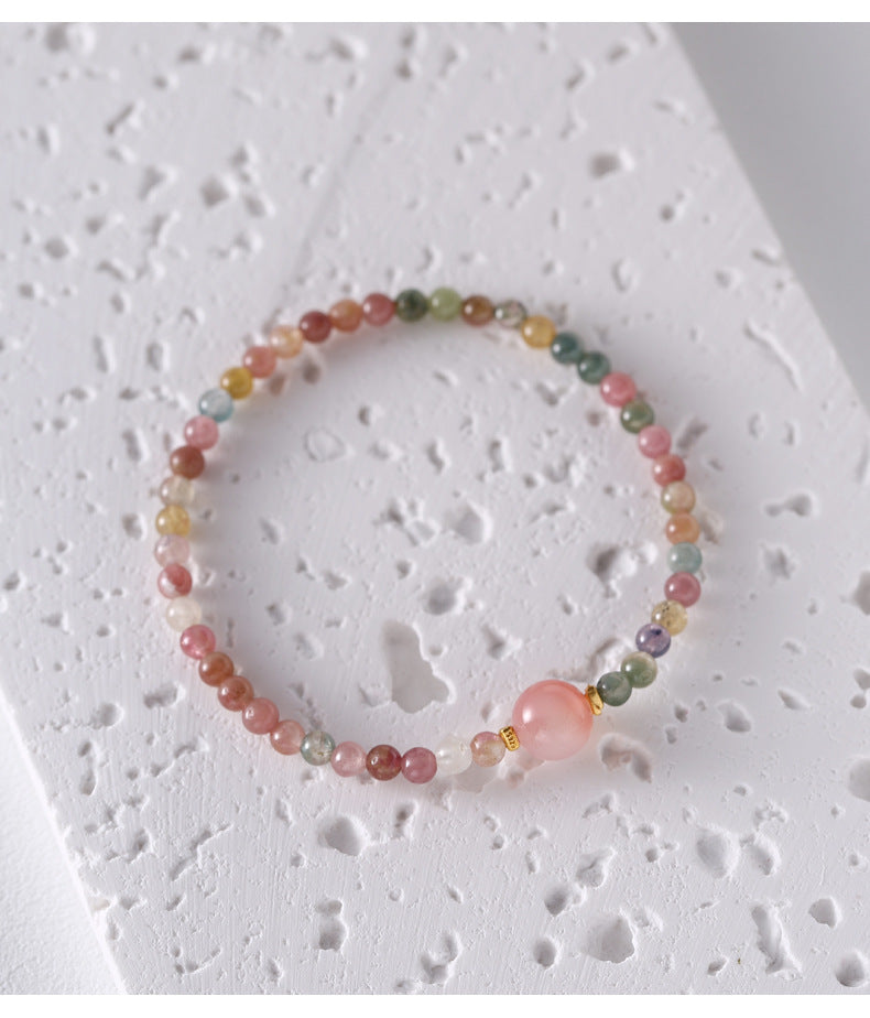 Rainbow Tourmaline Bracelet