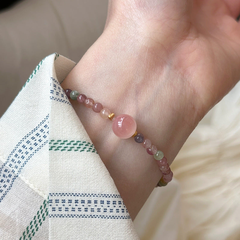 Rainbow Tourmaline Bracelet