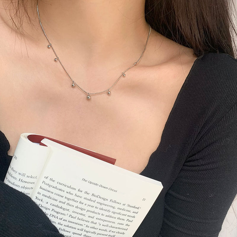 Spaced Bead Necklace