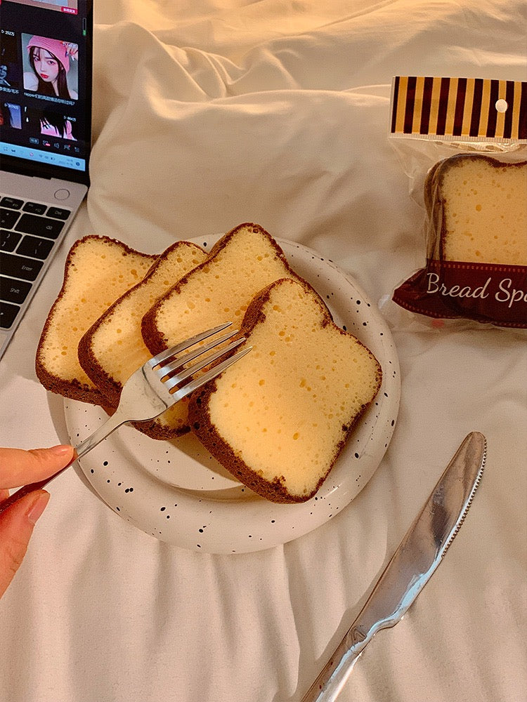 Sponge Toast Bread Dishcloth (Set of 2)