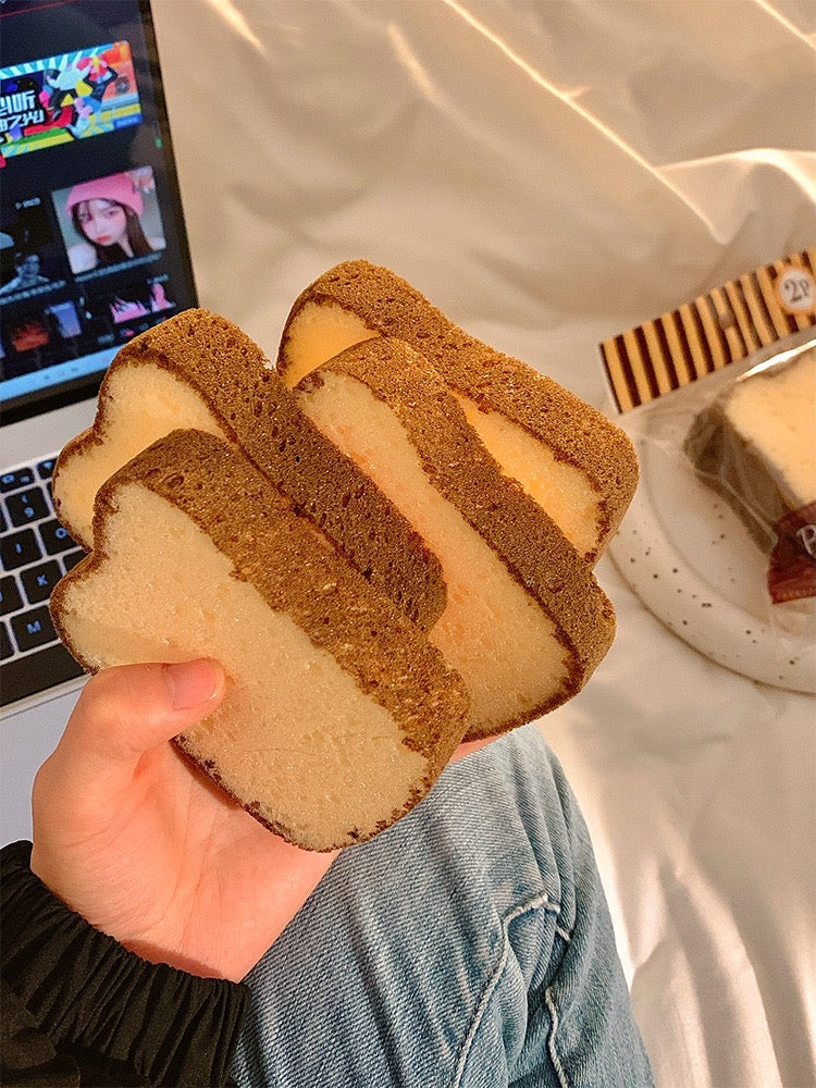 Sponge Toast Bread Dishcloth (Set of 2)