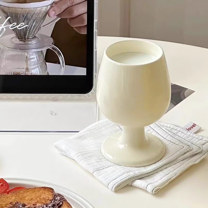 Thick Ceramic Cognac Balloon - Cream and Black Variants