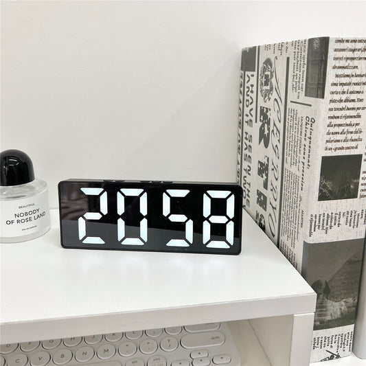 LED Silent Digital Electronic Alarm Clock (Battery/Plug-in)