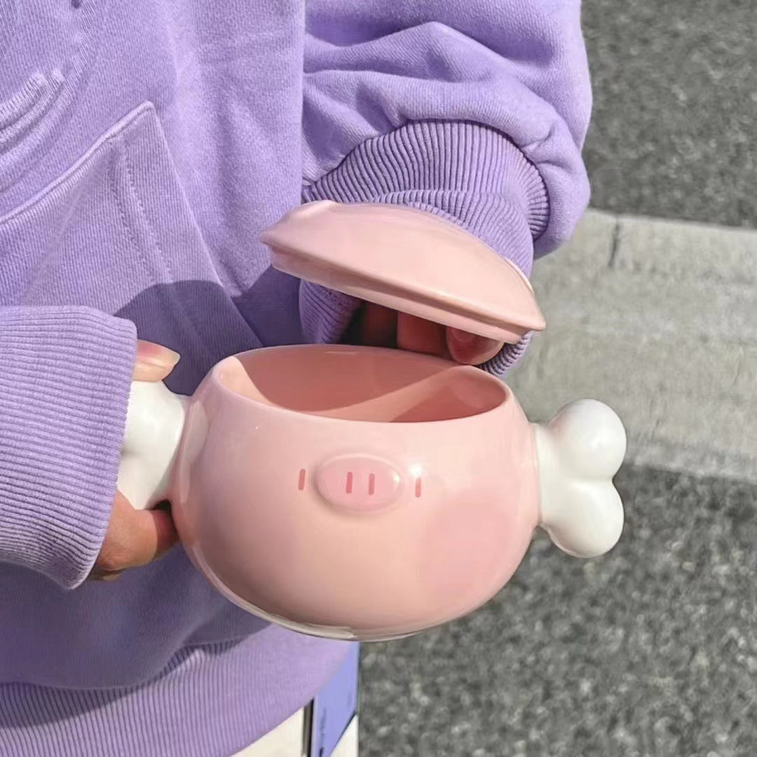 Ceramic Piggy Mug