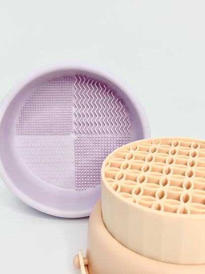 Silicone Makeup Brush Cleaning and Storage Bowl