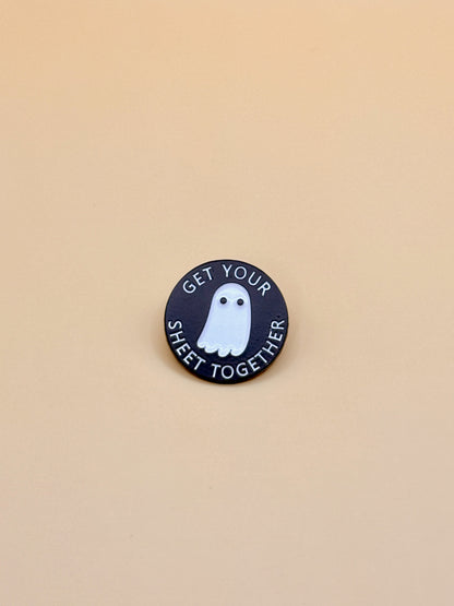 Little Ghost Halloween Pin APZT035