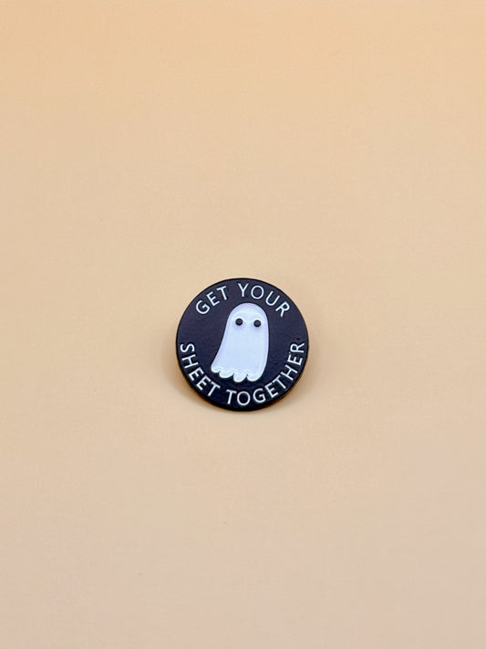 Little Ghost Halloween Pin APZT035