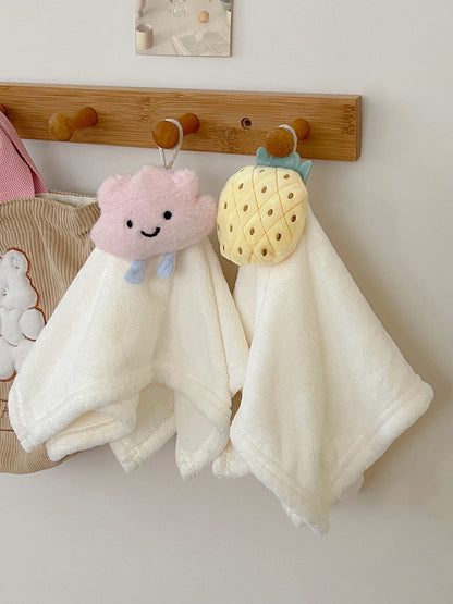Cloud and Pineapple Shaped Cotton Hand Towels