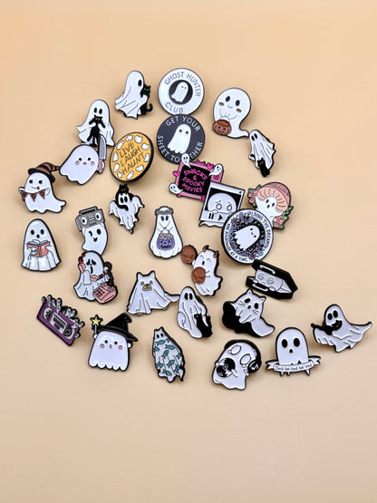 Little Ghost Halloween Pin APZT019