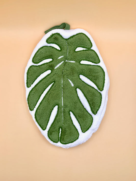 Monstera Leaf Hand Towel