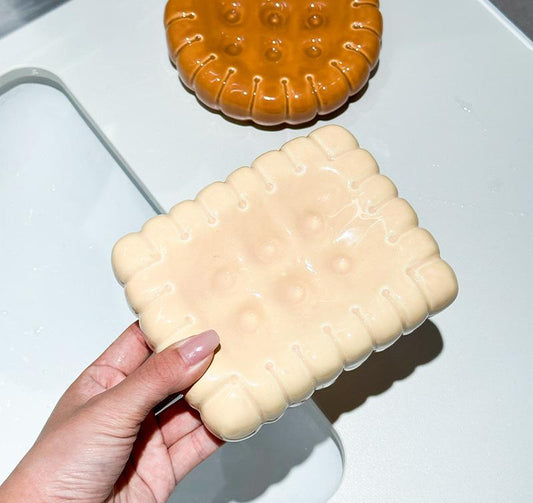 Ceramic Cookie Soap Tray