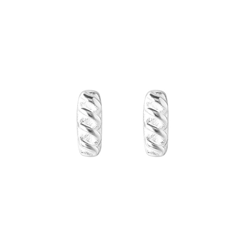 Sterling Silver Mini Baked Goods Stud Earrings