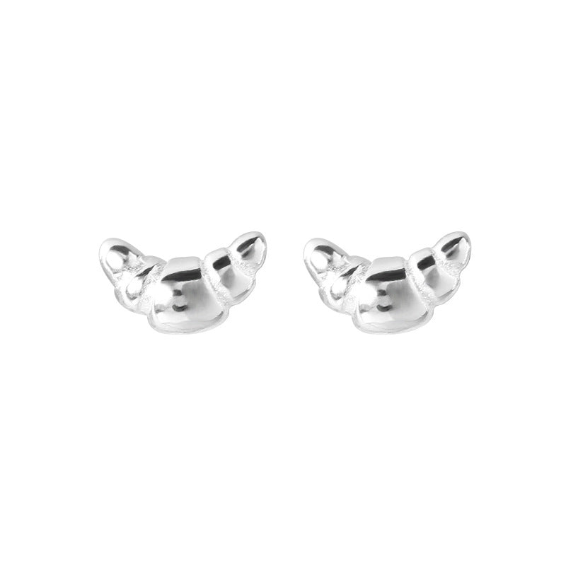 Sterling Silver Mini Baked Goods Stud Earrings