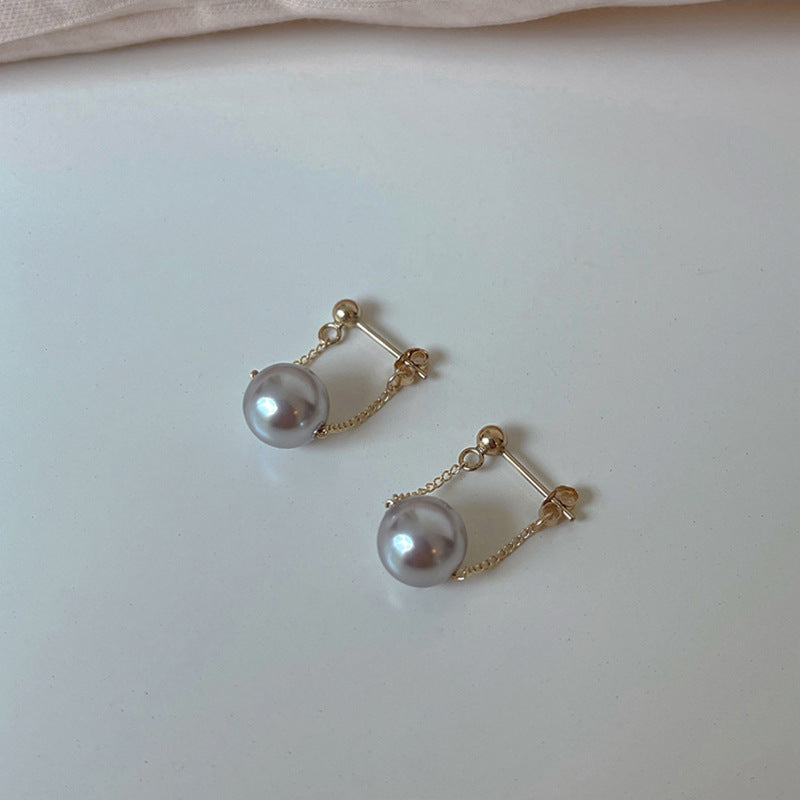 Sterling Silver Pearl Drop Earrings