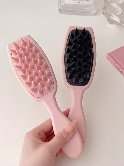 Long-handled Scalp Massage and Cleansing Comb - Ergonomic design for soothing scalp massage and hair cleansing. Made from high-quality materials. Size: 20.5 x 6cm