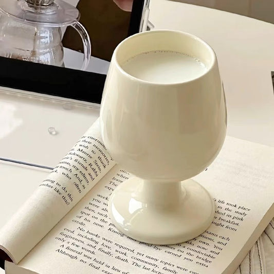 Thick Ceramic Cognac Balloon - Cream and Black Variants