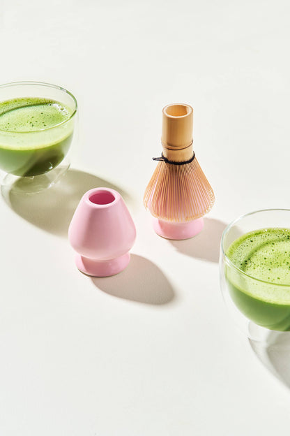 Pink Matcha Whisk Stand